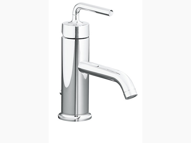 Kohler - Purist  Single-control Lavatory Faucet With Straight Lever Handle, With Drain